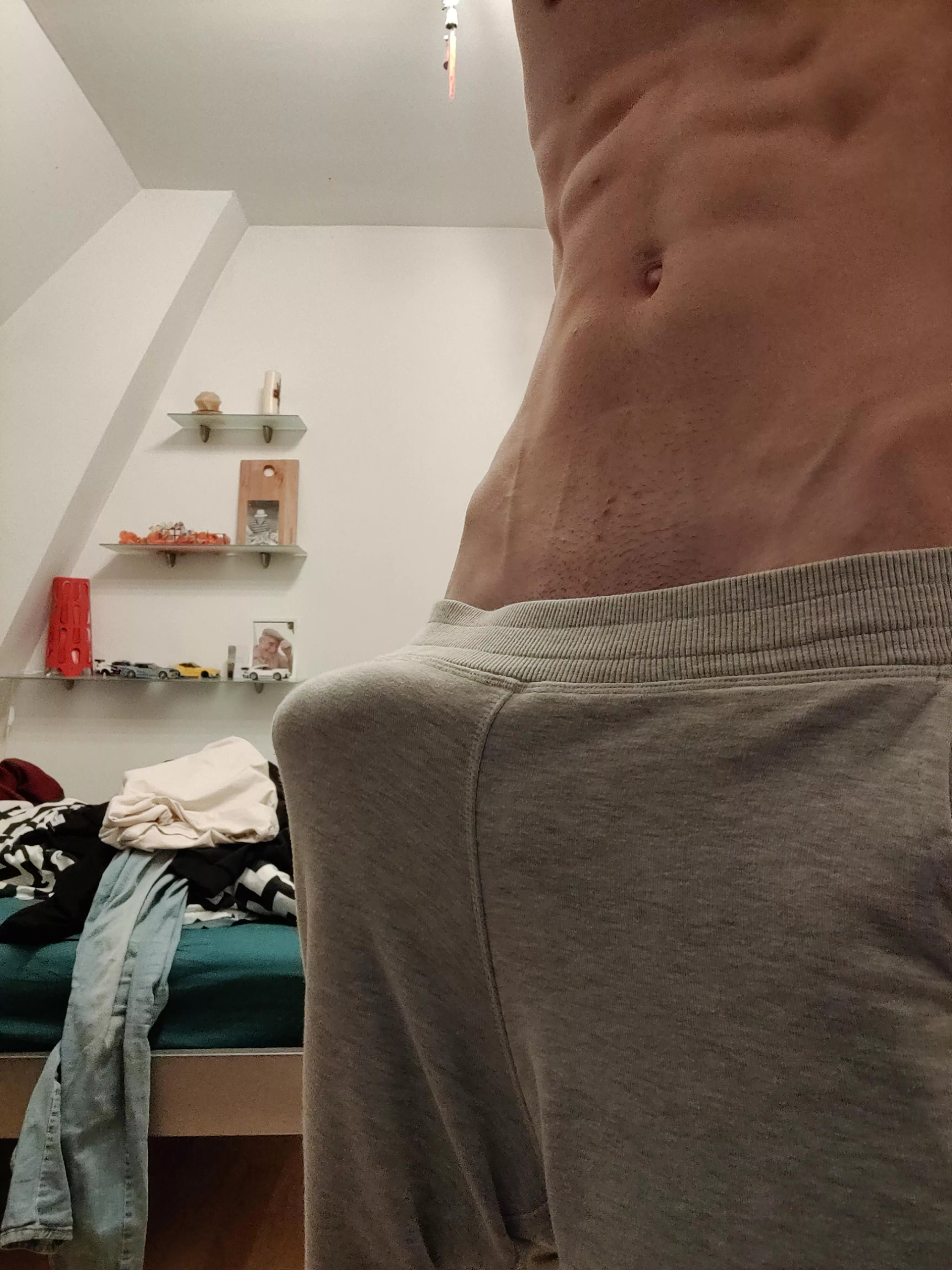 Grey sweatpants season? 😌 posted by NNNSoldier692023