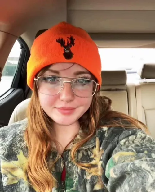 I look so goofy in this hat but it keep my ears warm! by duckpicspls