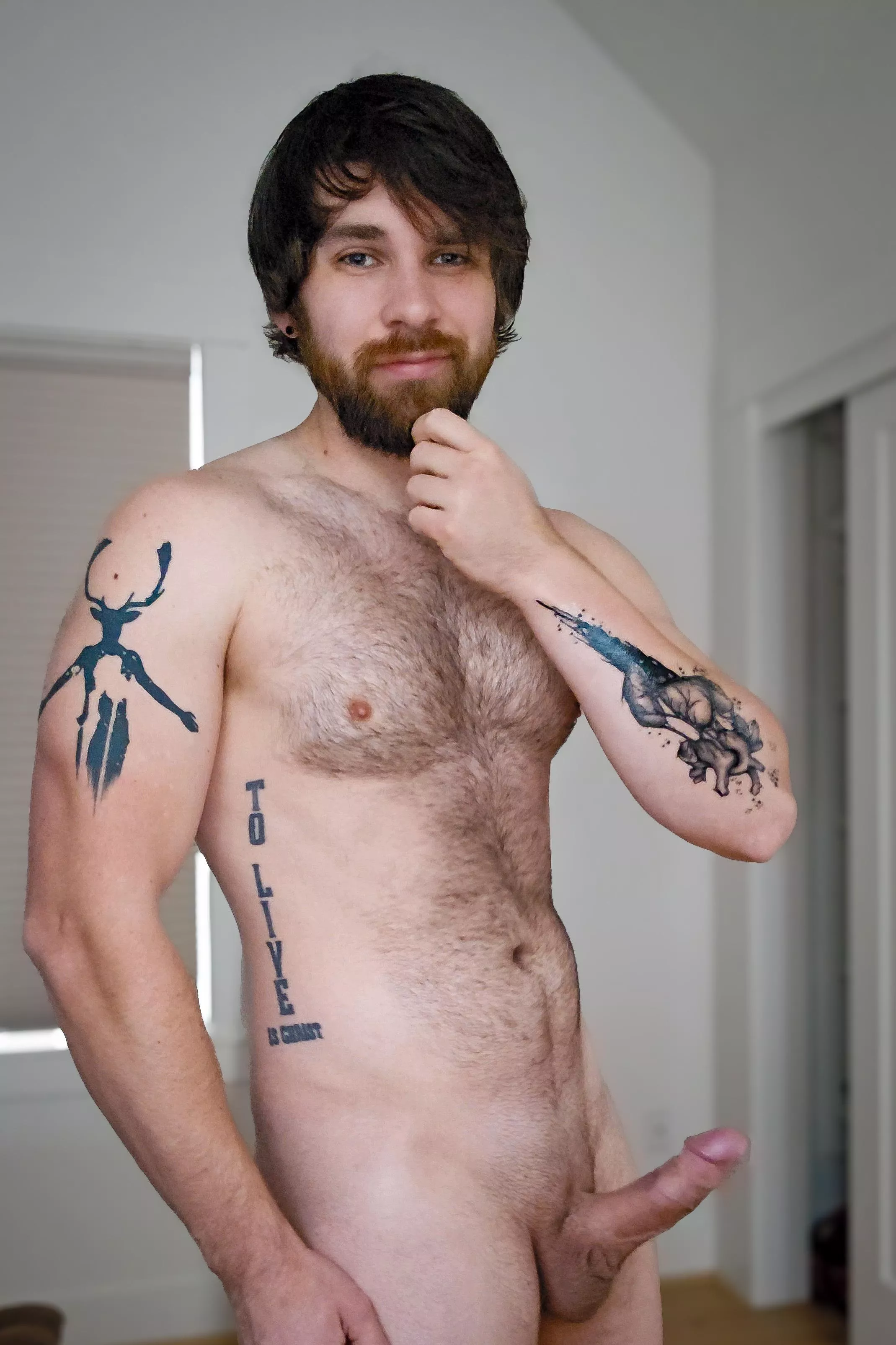 I suppose I don't HAVE to put clothes on if you'd rather hang like this? posted by sprucealpenglow