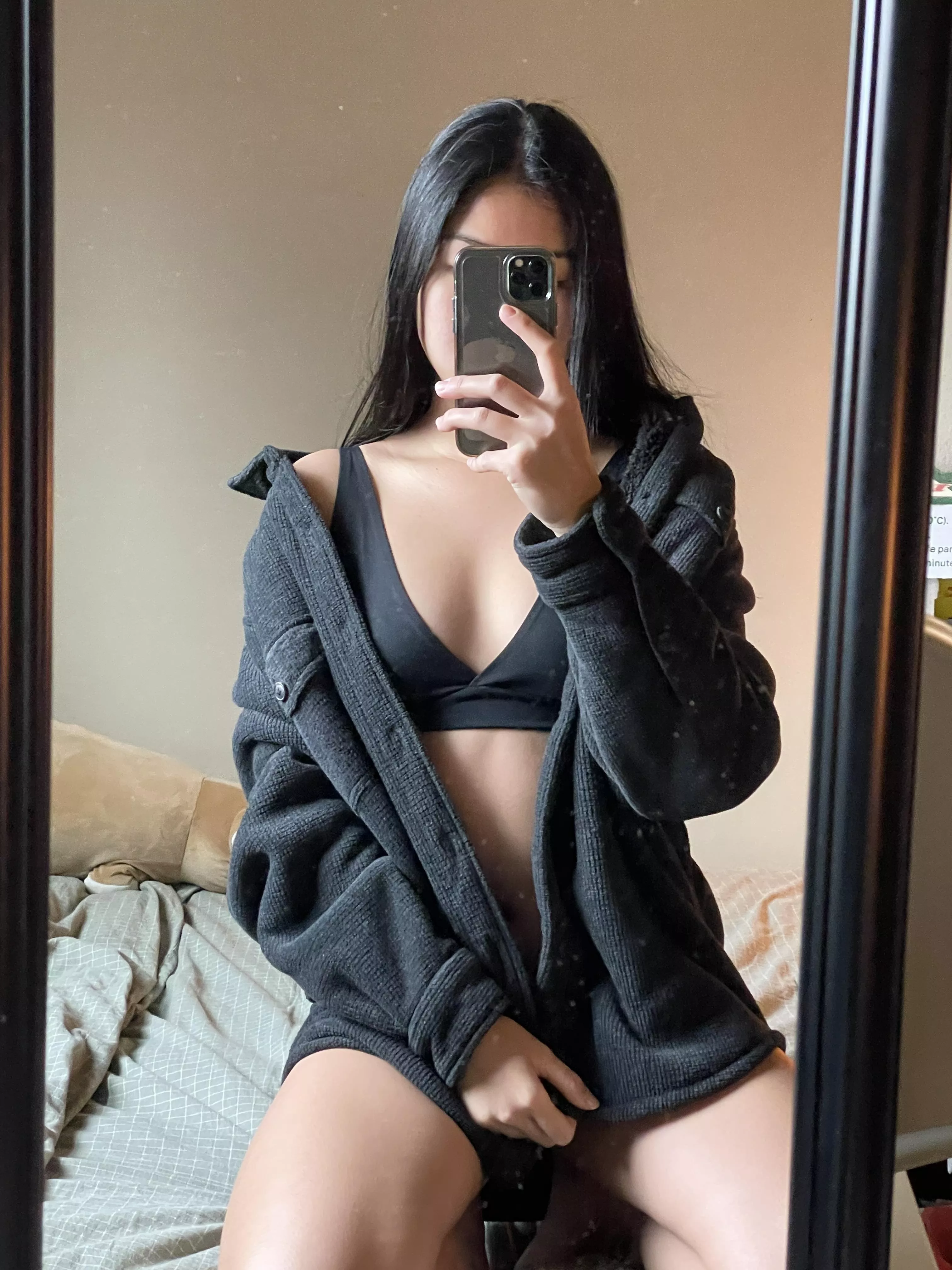 If you let me borrow your jacket ill only wear that for you <3 posted by Shizubby