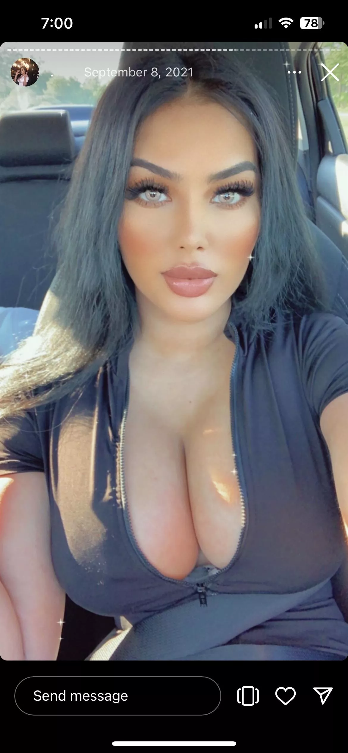 In the car posted by Conversation_Dapper