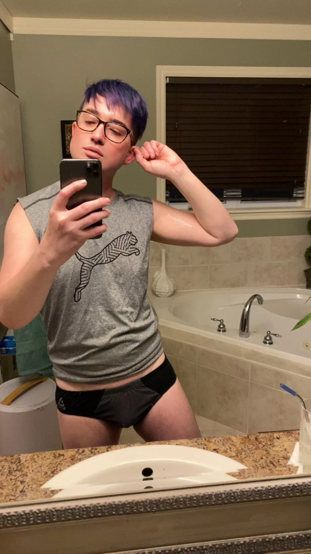 It was black brief kinda day! You like? posted by XavierRWalker