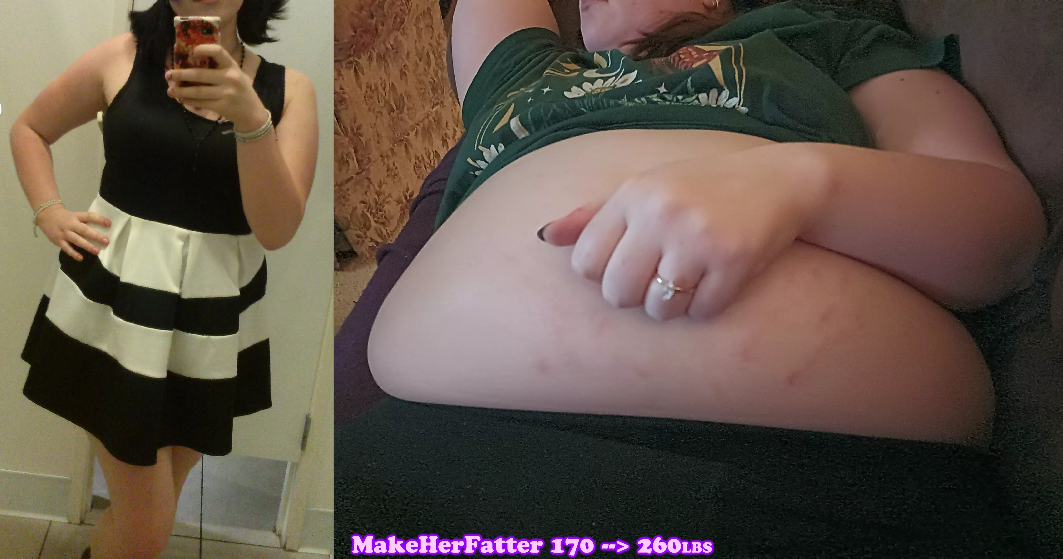 Jeez, what have I done to her 😂 posted by MakeHerFatter