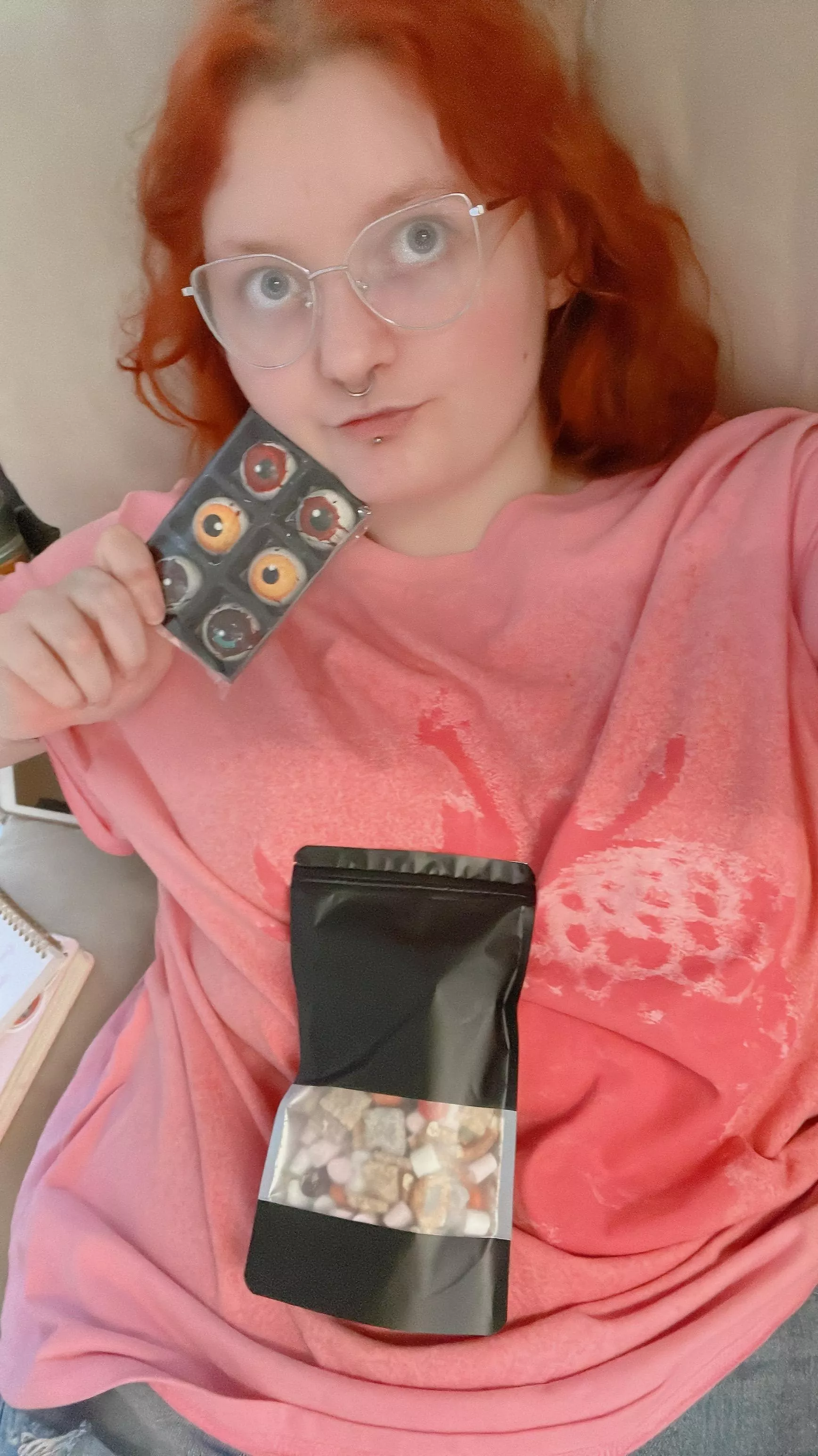 looking cute with my special treats <3 posted by venus_skyy_