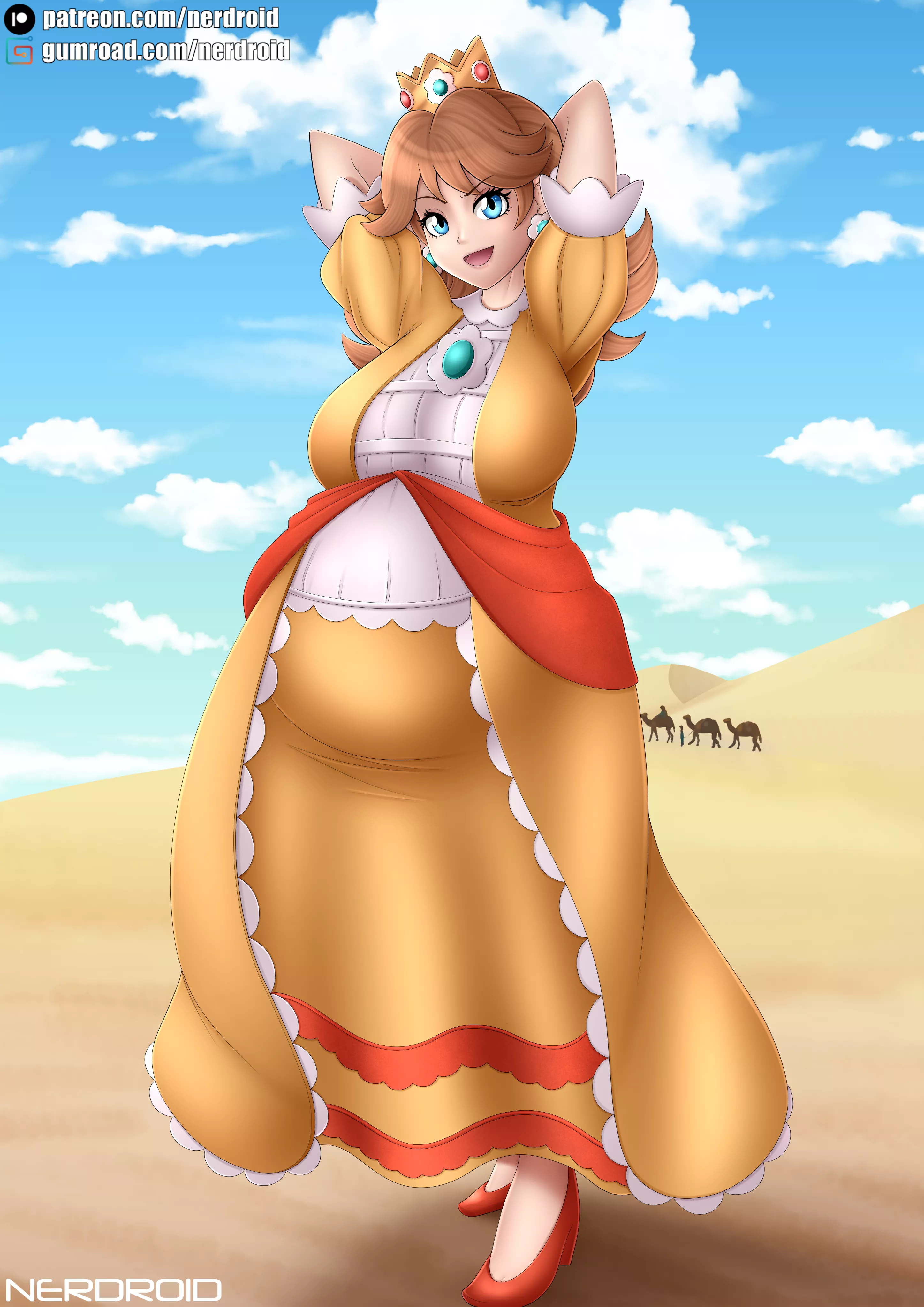 Princess Daisy is here. posted by Ner-Droid