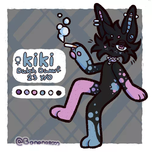 say hi to kiki everyone! by babybird420