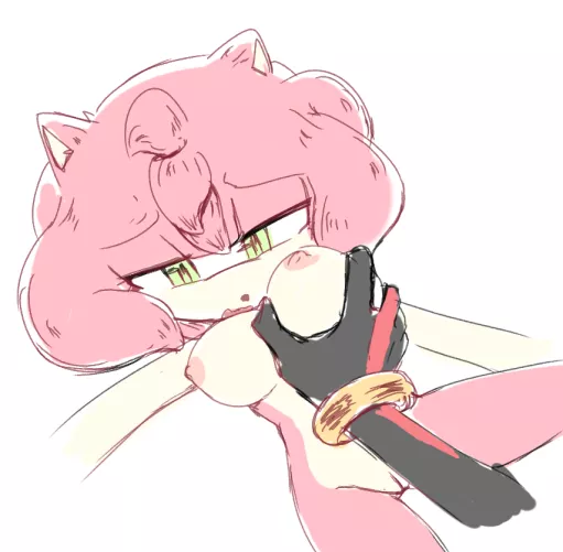 ShadAmy [@Lovemangamanga1] by emeraldz_99