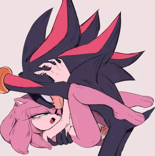 ShadAmy [@Lovemangamanga1] by emeraldz_99