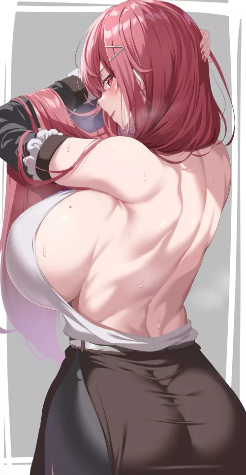 Sweaty Side Oppai by CheetahSperm18