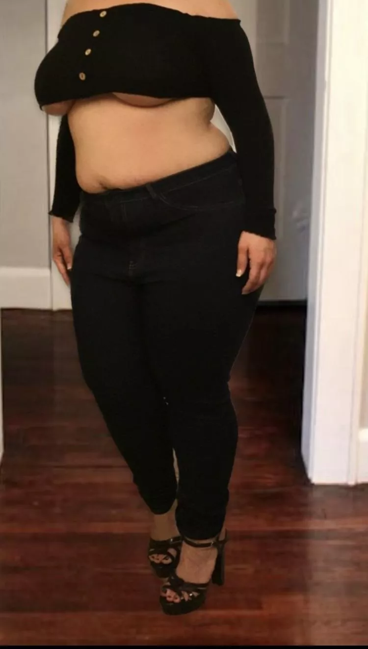 The jeans are fine, but how’s the top? posted by thiccgirl40