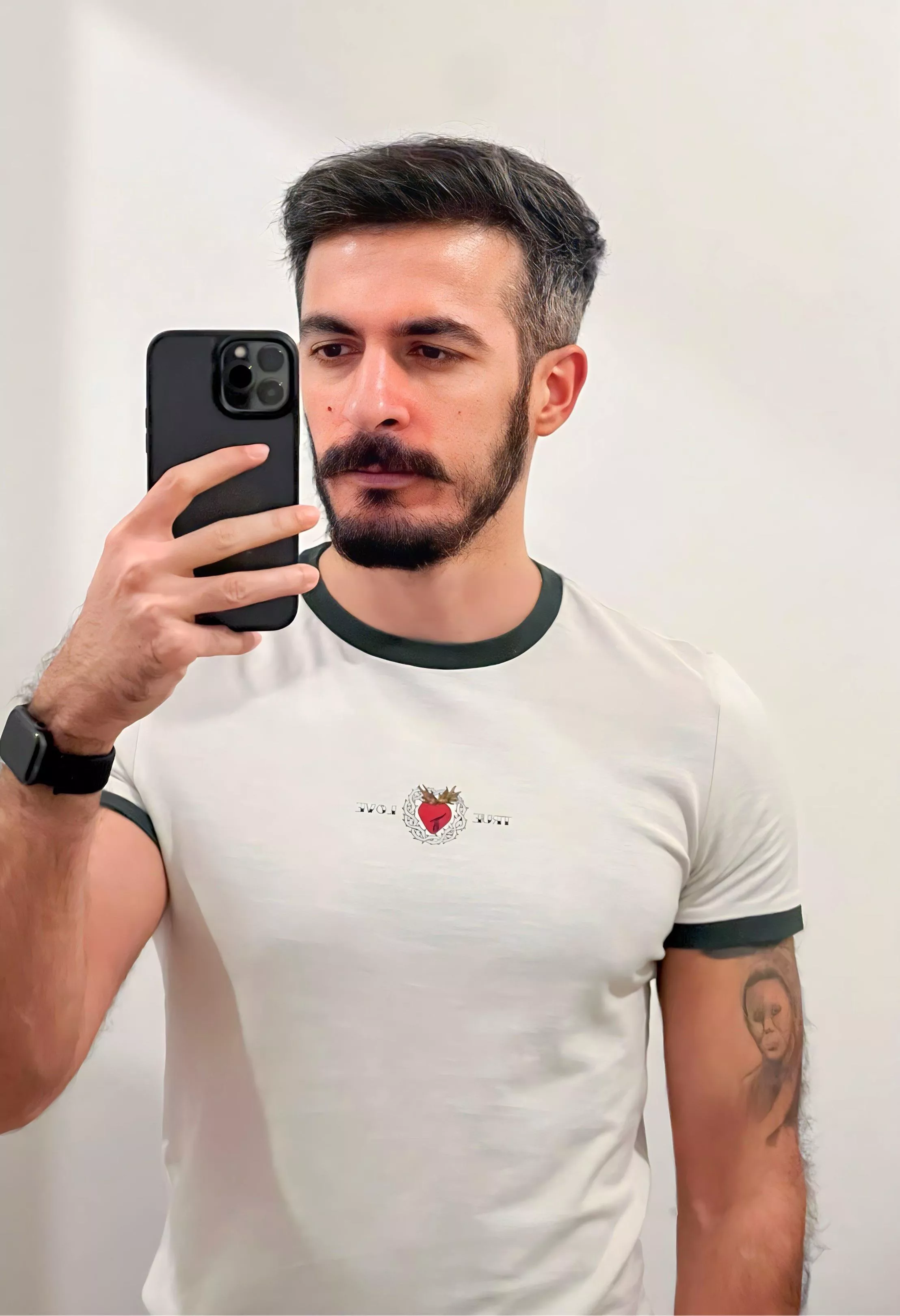 Trying to pull off the mustache. 👨🏼‍🦰 posted by hakikigulyabani