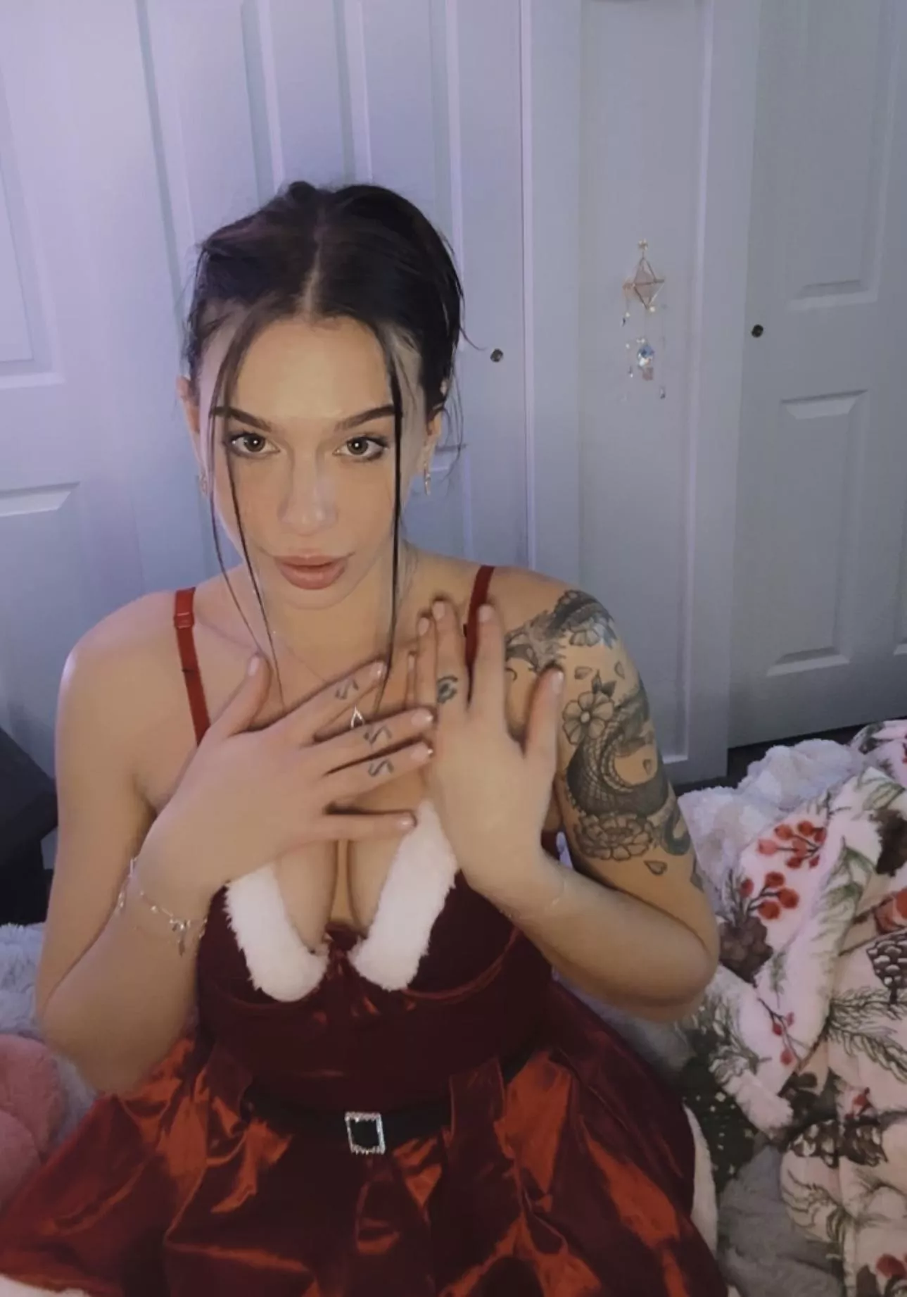 We can kiss even without the mistletoe posted by FireFishse