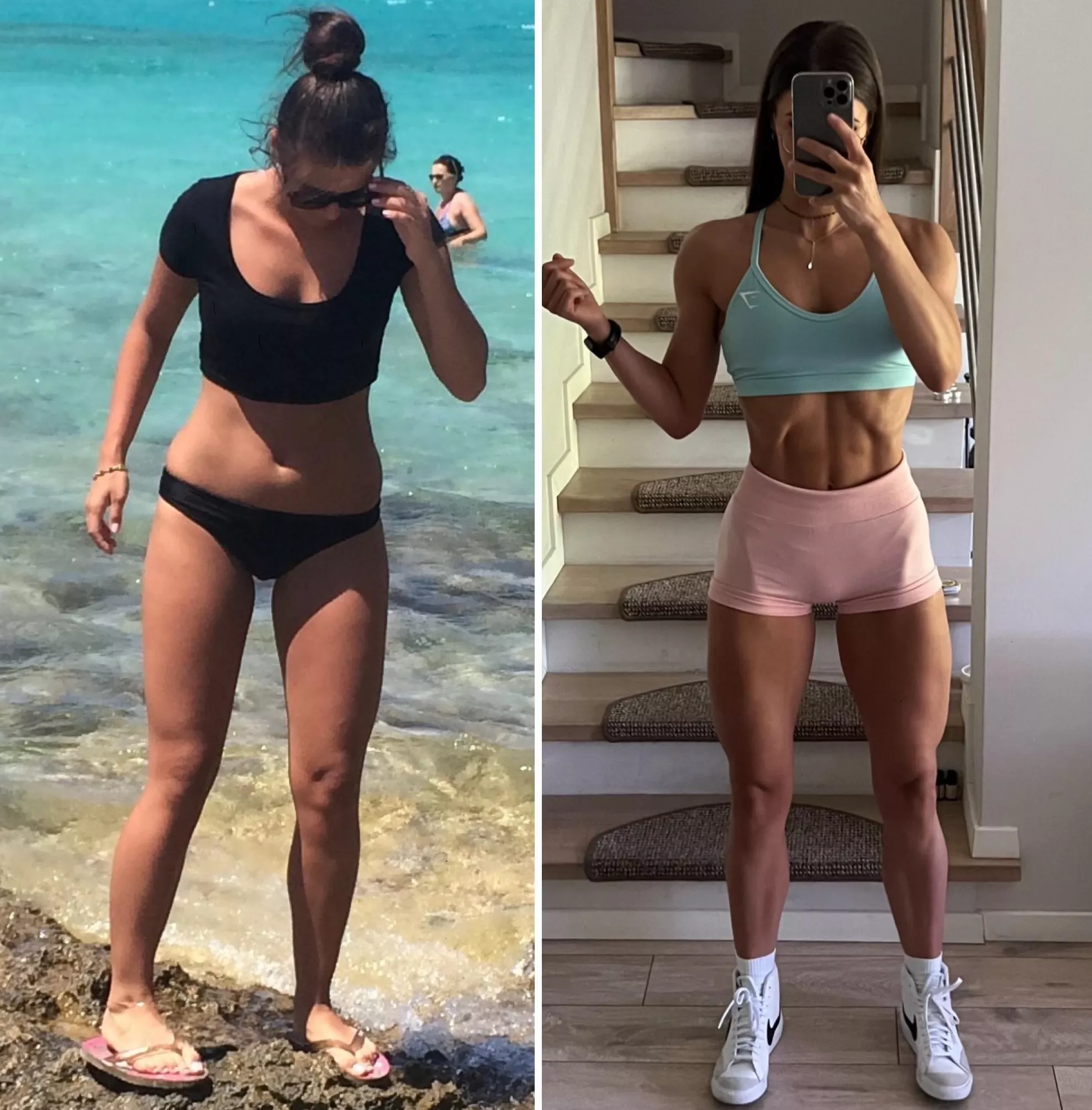 9 years physique transformation 2013-2023 goals posted by linasphysiquex