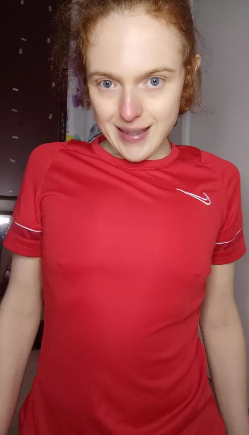 A braless gym session is happening today by Hot-Campaign3260