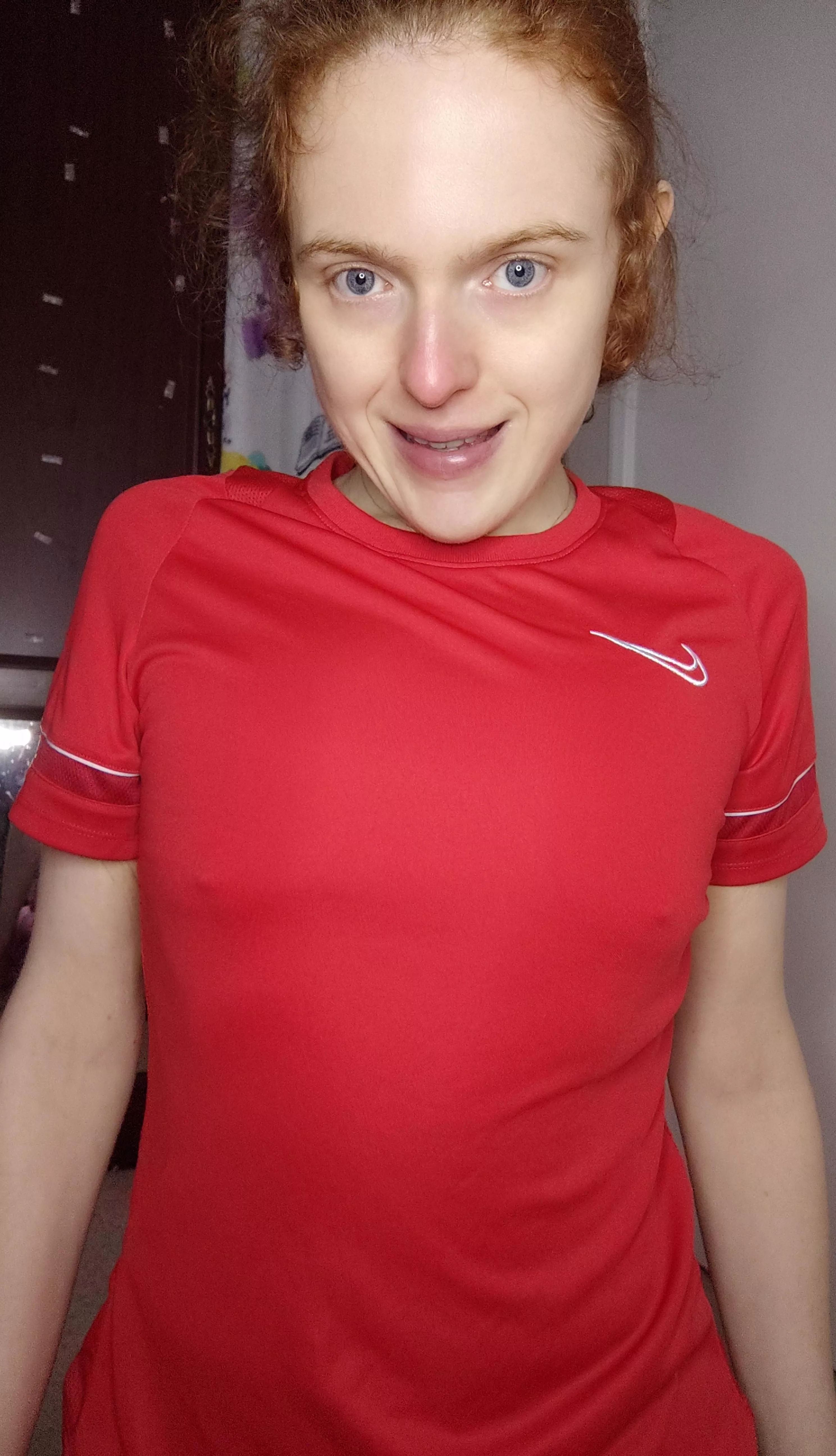 A braless gym session is happening today posted by Hot-Campaign3260