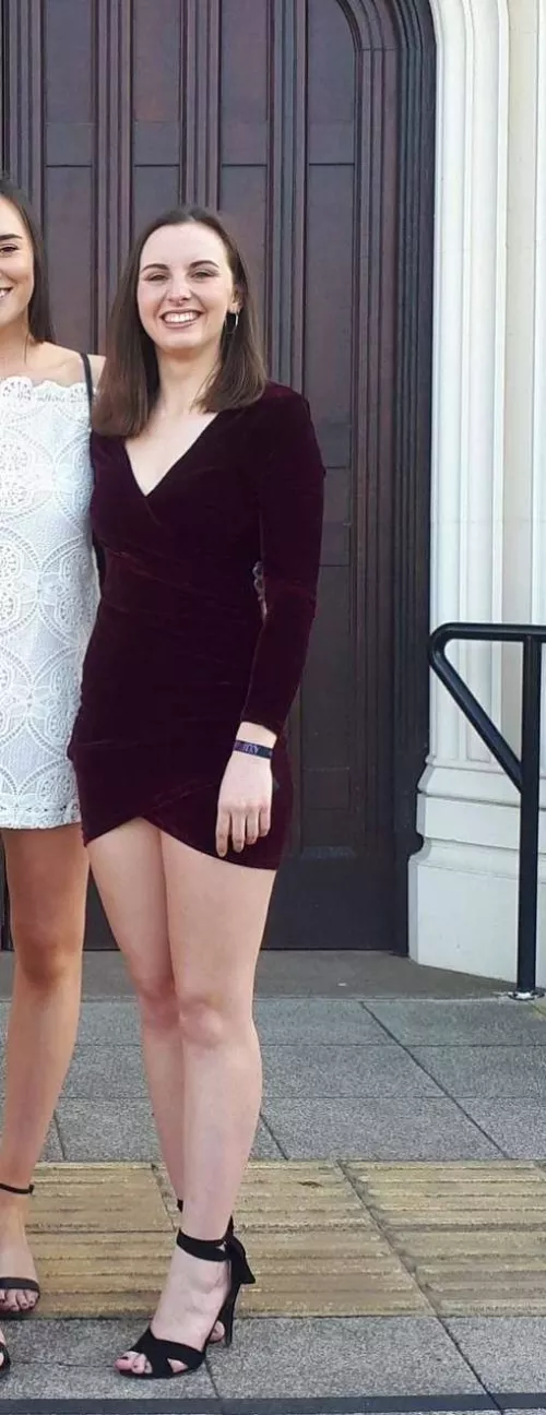 Amazing legs in short dress and black heels by GIRLS-PM-ME-LEGS