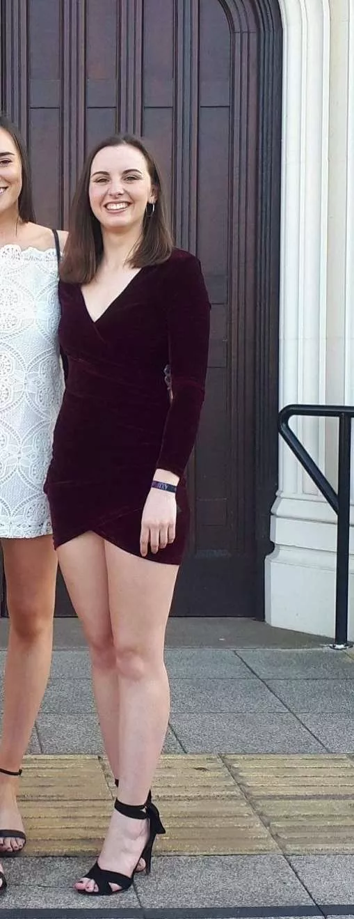 Amazing legs in short dress and black heels posted by GIRLS-PM-ME-LEGS