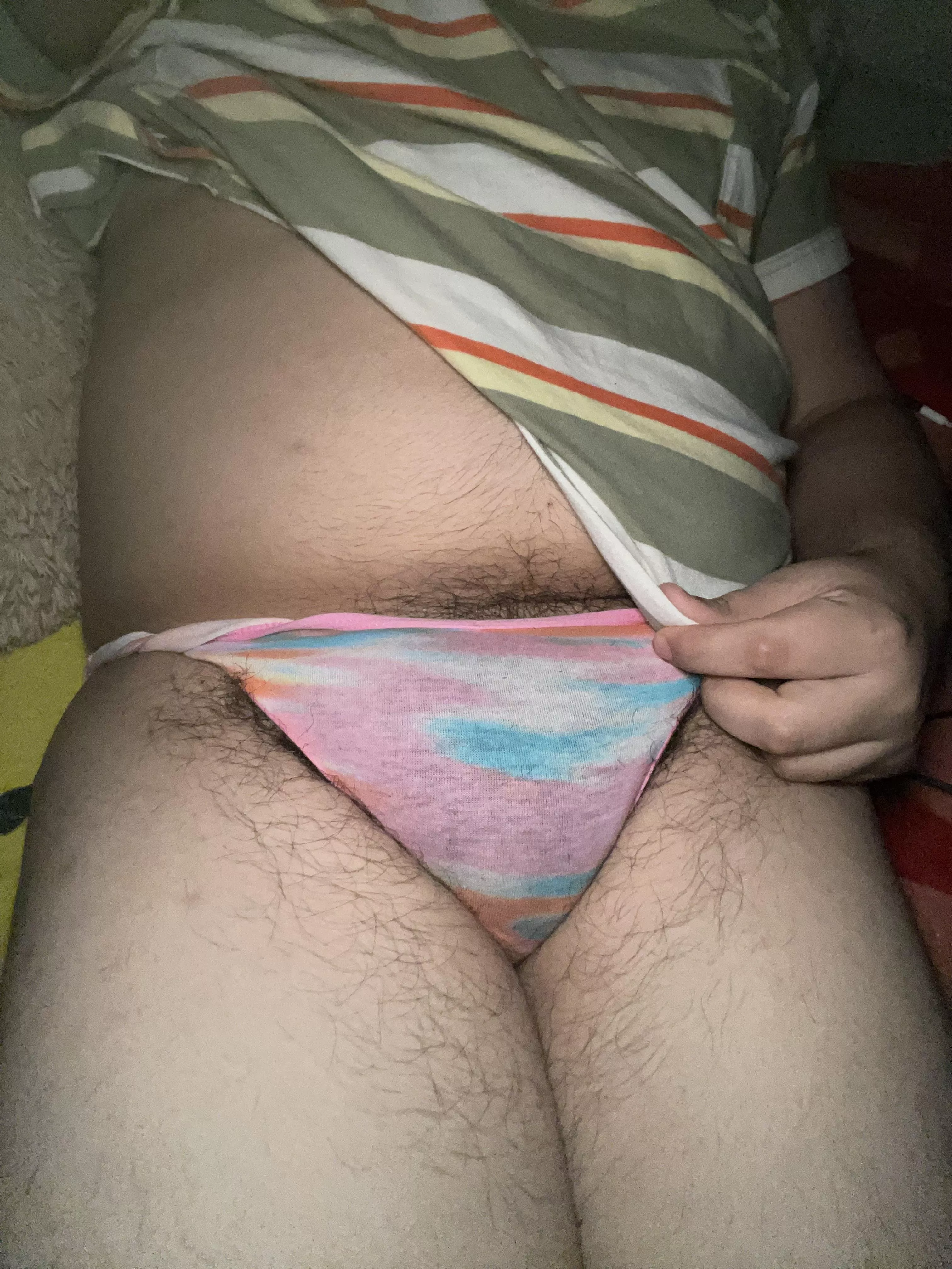 Best kind of pjs is just a pantie and shirt. posted by Narudanni14