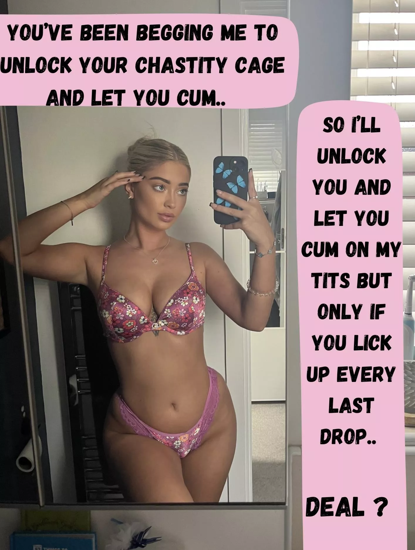 Do we have a deal? F19 posted by GoddessLayla69