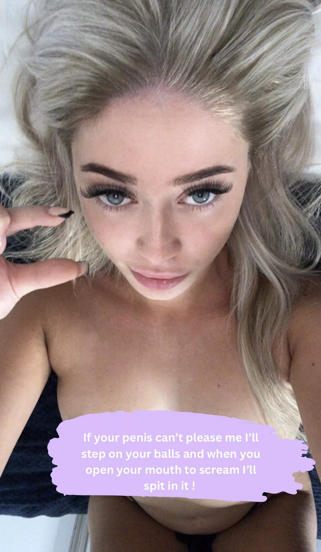 Do you think yours could satisfy me? F19 posted by GoddessLayla69