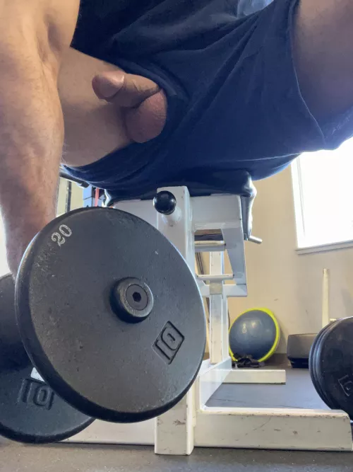 Fire Daddy getting it in at the gym (36) by Fire_Dadddy-