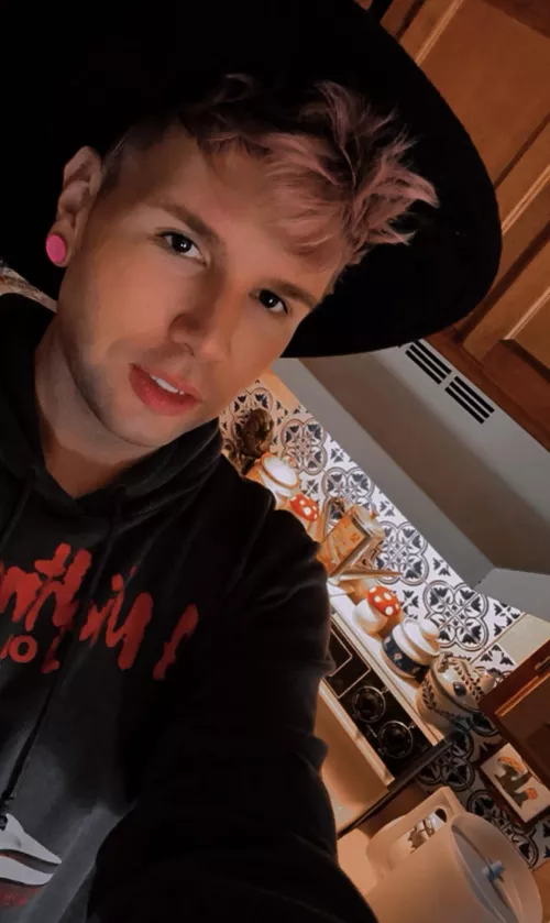 Having fun on Friday night, where did this hat even come from? by justimpolitexx