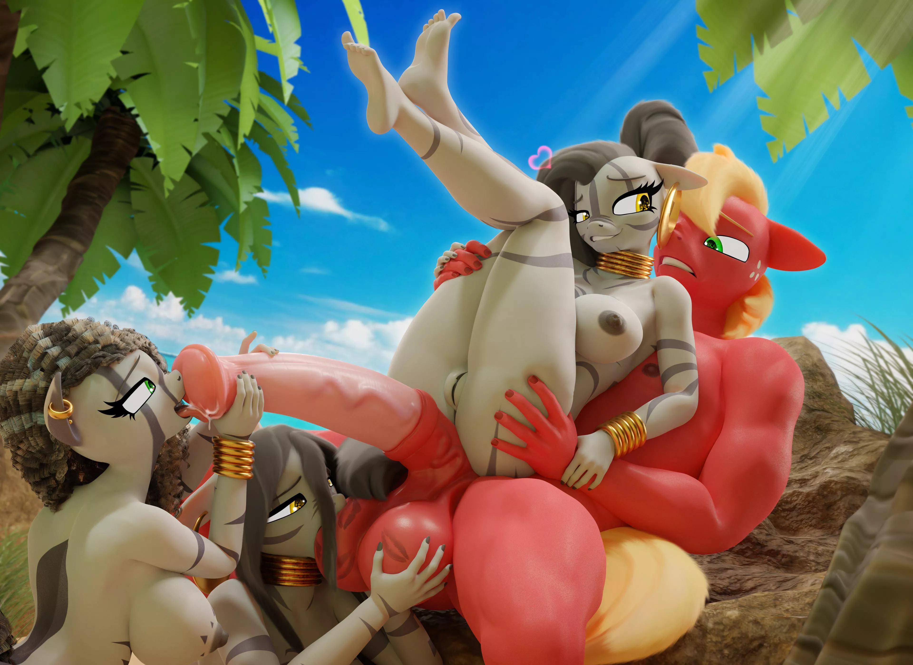 He’s in heaven 😍 (Hoovesart) posted by Historical-Hyena8564