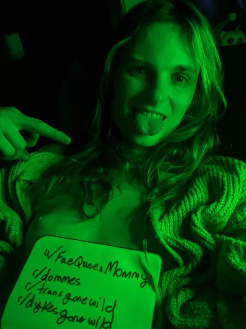 hey terfs 👋 the bad bitch fey girl is back 😘 fuck off!!! 💚 😈 🔥 I'm in my bad bitch era by FaeQueenMommy