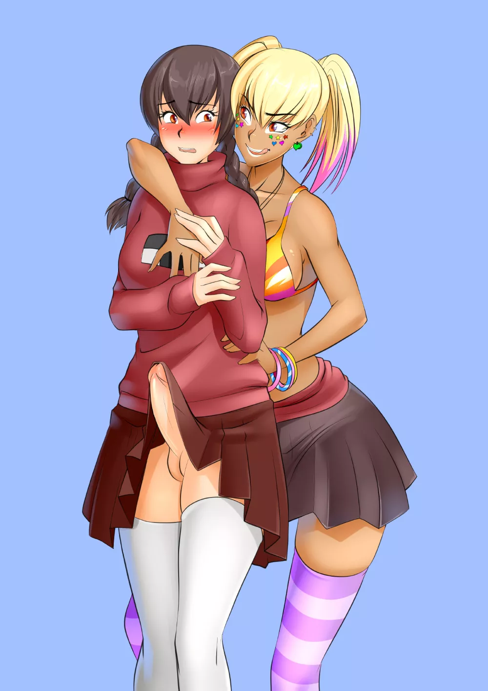 Madotsuki Ganguro X Madotsuki (PervySeby) posted by sir_kiwi_bird