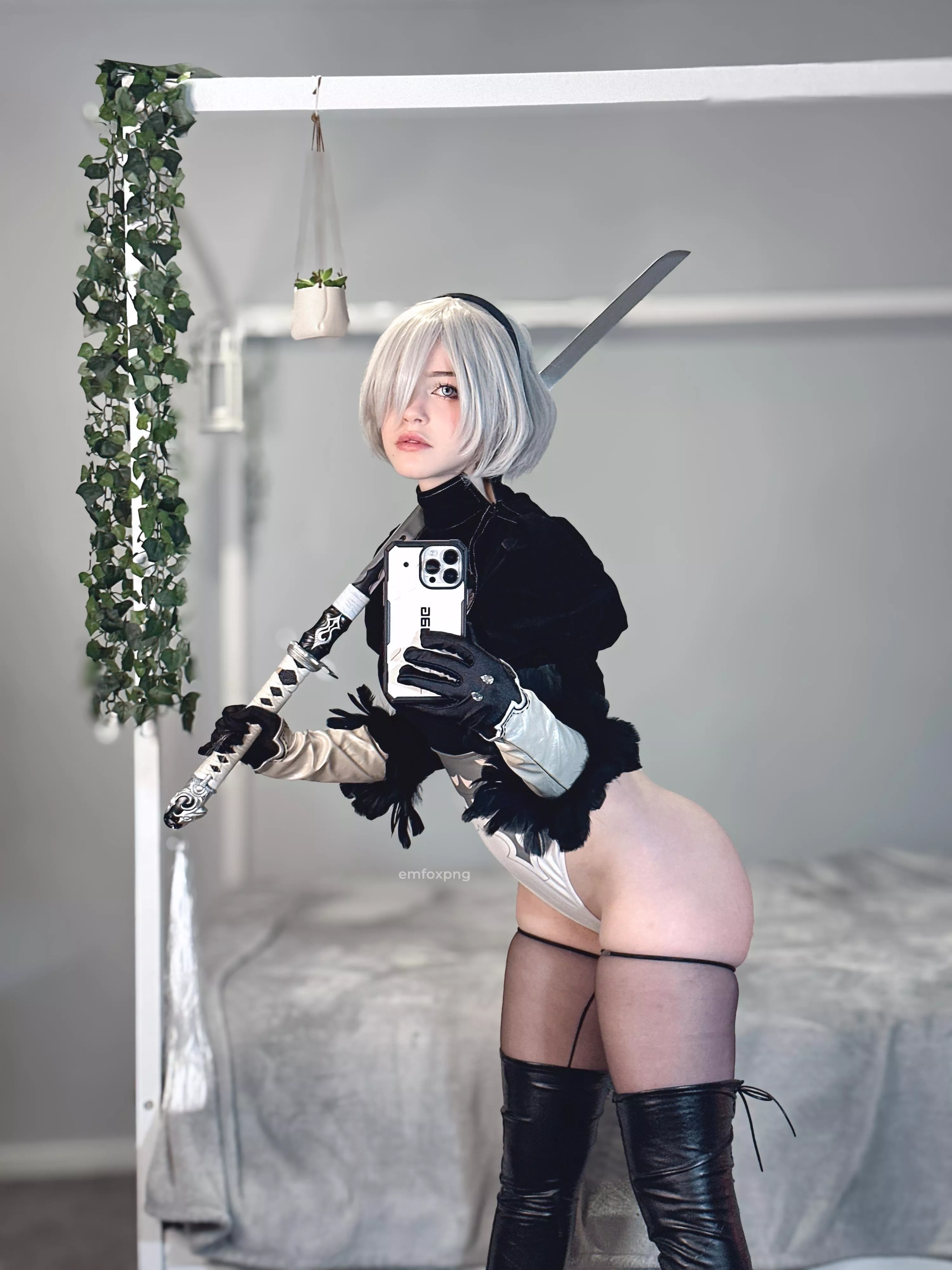 My 2B Cosplay posted by Emfoxpng