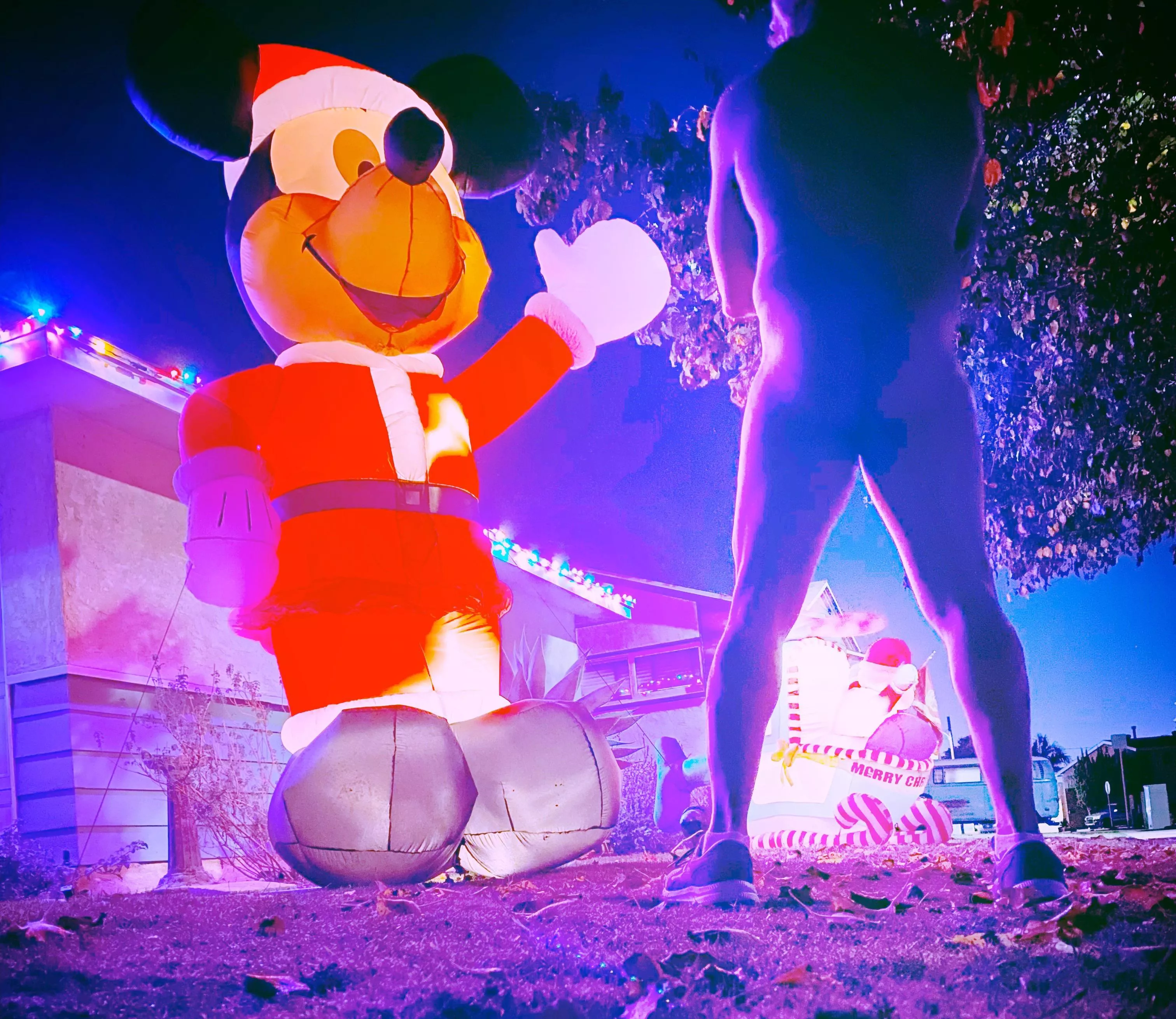 Saw Mickey on my morning run… posted by Run-naked1