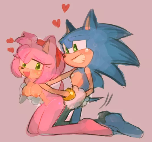 SonAmy [@m_ajcoco] by emeraldz_99