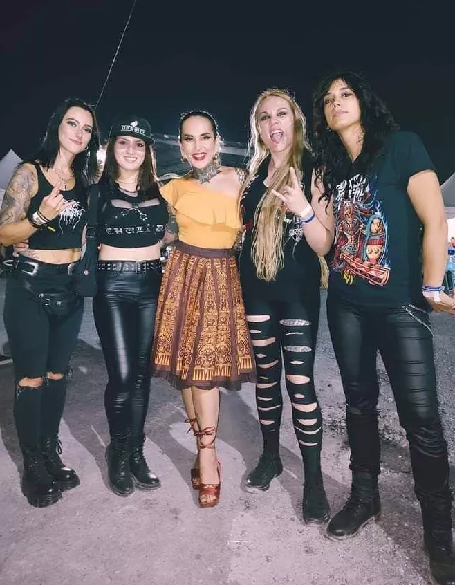 The middles outfit looks outta place posted by Chaturbater1