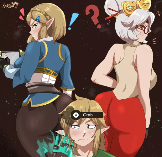 Zelda, Purah and Link (Karbuitt) by PMatty73