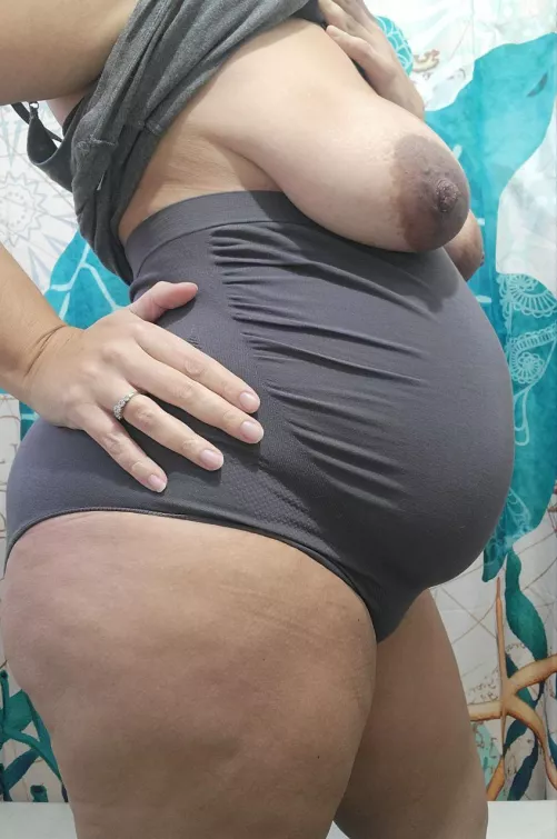 24 weeks! My bump is growing with a quickness now! by Chelle00069