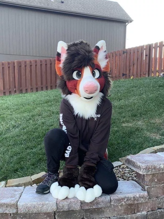 barks at u!! [suit by radpandaUK] posted by puppitoys