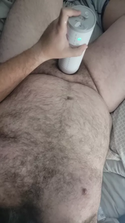 Bear Daddy with toy. by Agreeable-Okra2385