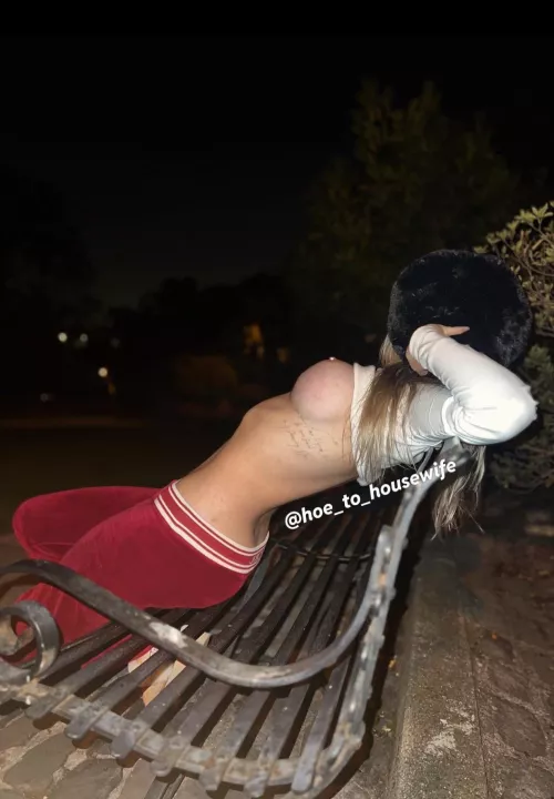 Enjoying the park tonight by hoe_to_housewife