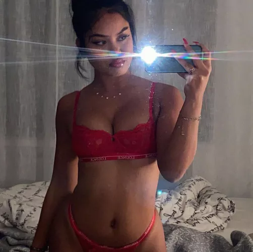 Feeling cute and beautiful in red ❤️ by Camandes