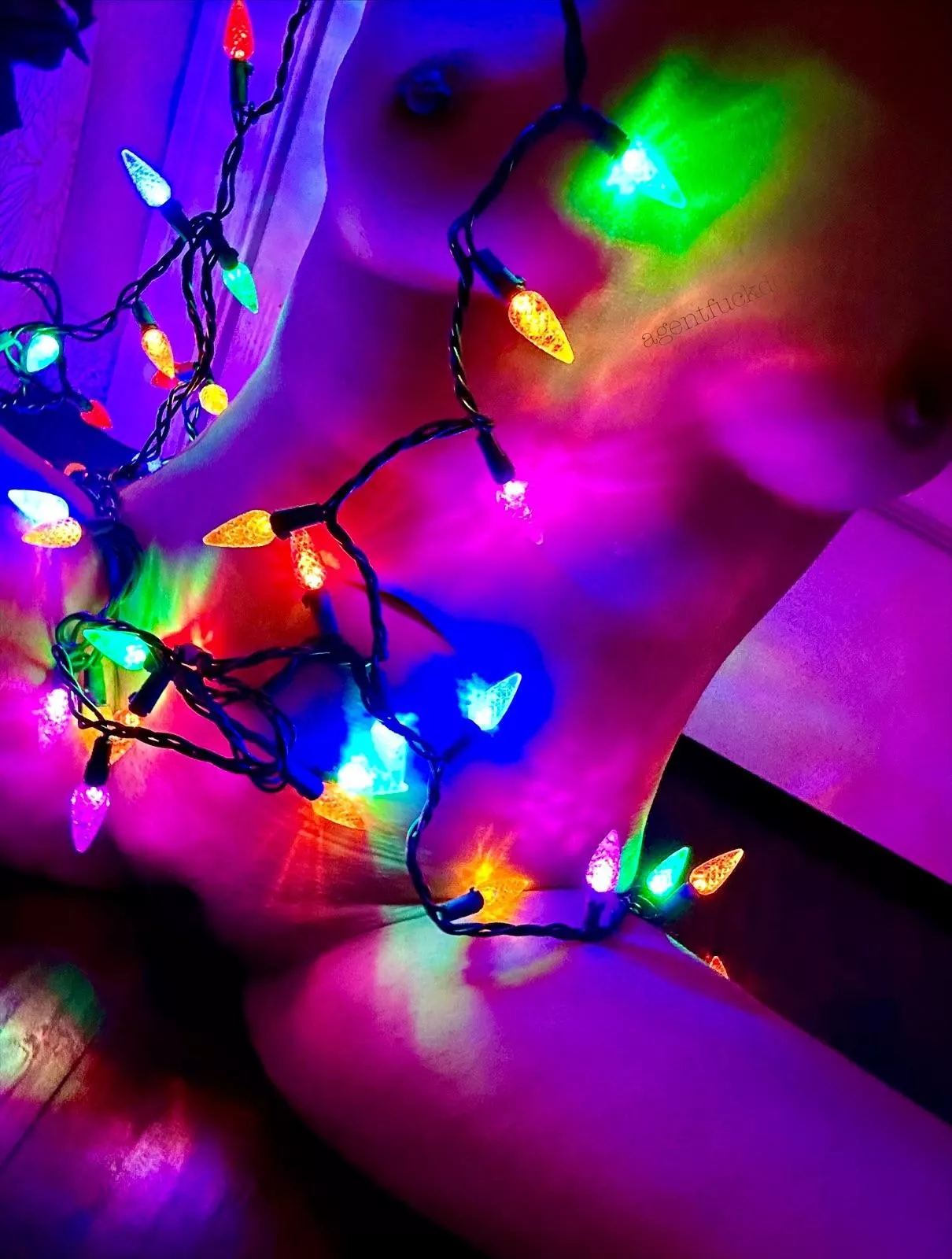 I think I need help with these Christmas lights 😅 posted by agentfuckdoll