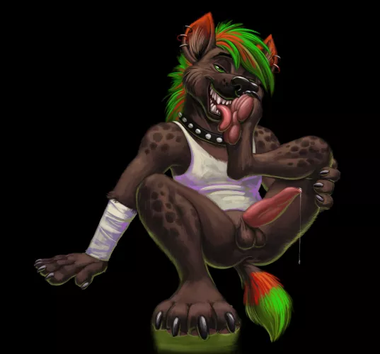 Kenny loves his paws (nikraccoon) by Yiffyena