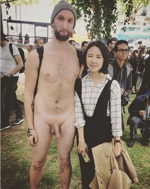 Last one, so I don’t spam- I found the photo that was being taken of me during that side angle I previously posted. (World Naked Bike Ride, London, 2019) posted by dickinsect