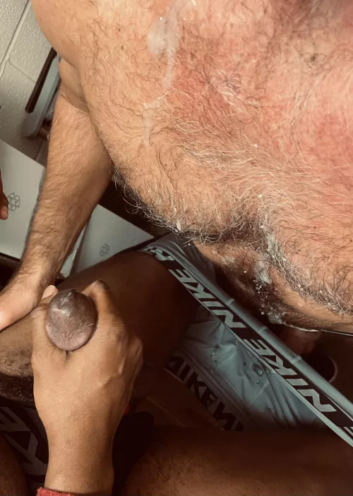 My bud did No-Nut November and he saved his first load for me…So. Much. Cum. by marcoto7