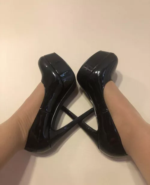 Not sure how my sister walks in these! by Mammoth-Driver-7699