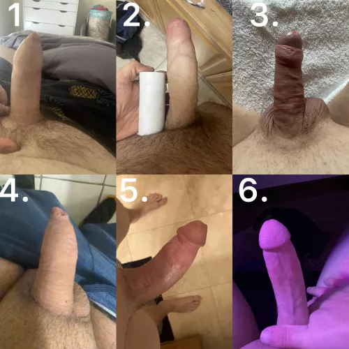 Rank these cocks from best to worst!!! After you rank them submit your cock to be posted by bigschrimpy