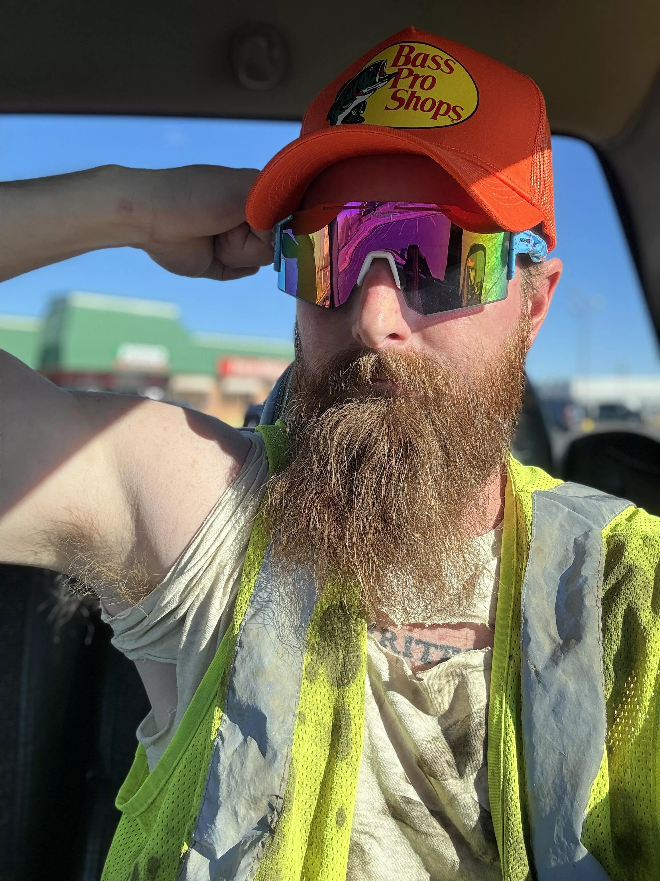 This truck smells like a locker room now. Wanna ride shotgun? posted by veritasok