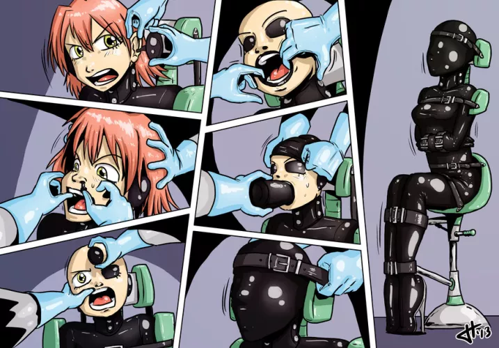 Turned into a rubber object. by LatexPiper