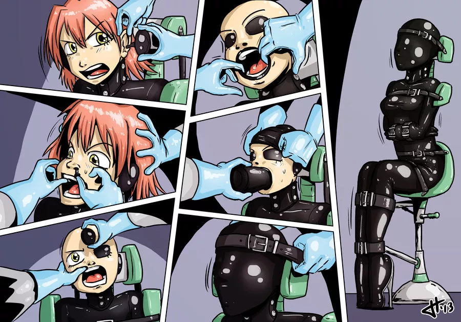 Turned into a rubber object. posted by LatexPiper