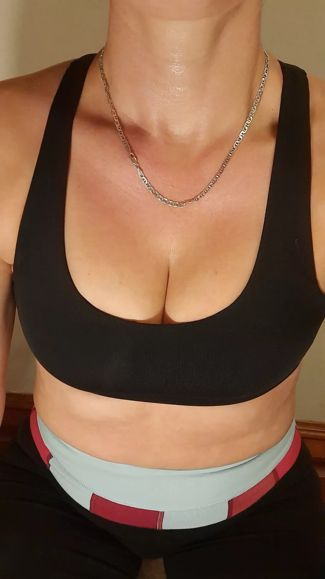 A little post-workout sparkle. Would you like to make me even more sweaty? posted by Authenticmilf