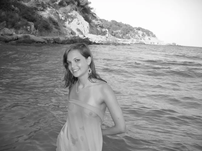 At the beach by nicholasphilihgfh64